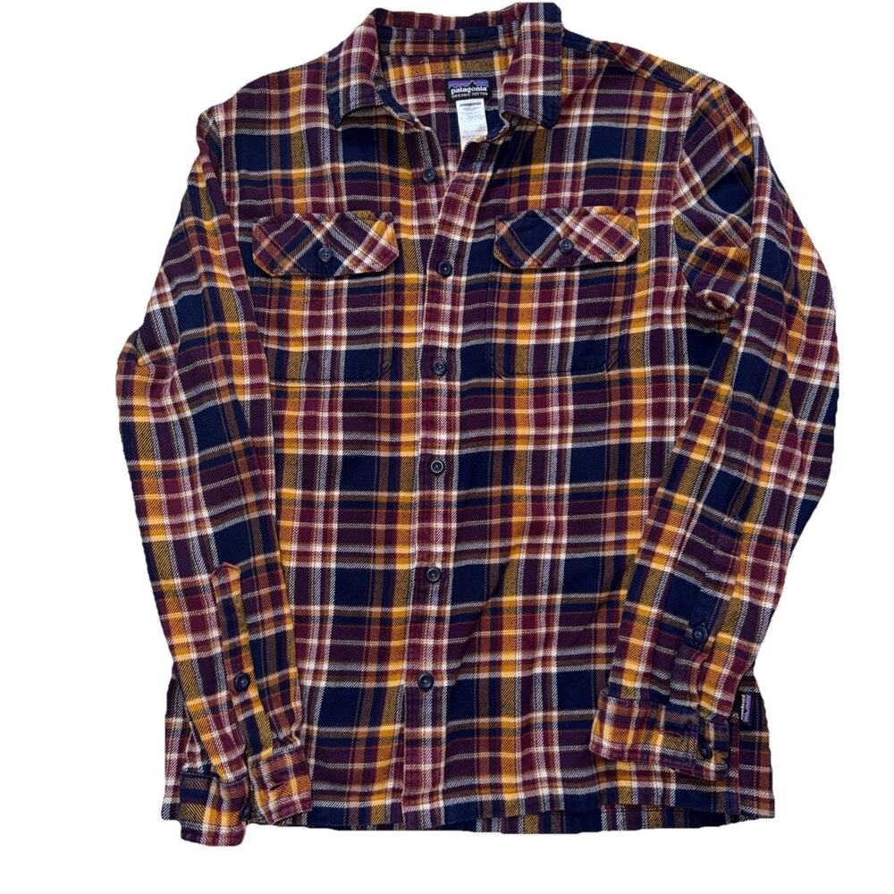 Patagonia Flannel Organic Cotton Plaid Men's Size Small
